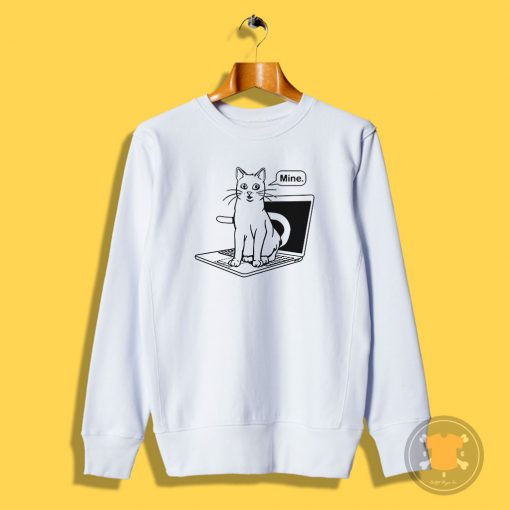 Cat Be Mine Laptop Sweatshirt