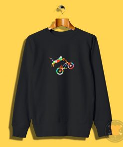 Cat Bike Sweatshirt