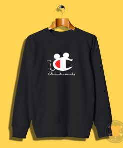 Champion Mickey Mouse Logo Parody Sweatshirt