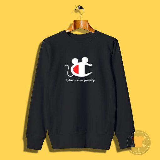 Champion Mickey Mouse Logo Parody Sweatshirt