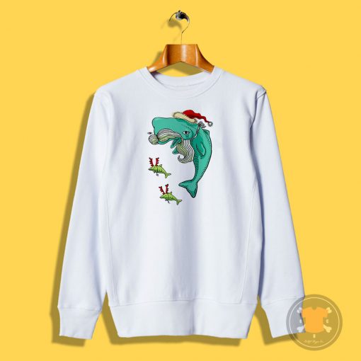 Christmas Whale Sweatshirt