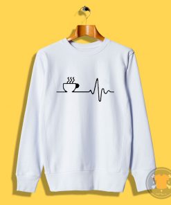 Coffee Life Heartbeat Sweatshirt