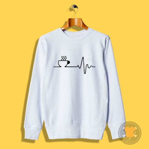 Coffee Life Heartbeat Sweatshirt