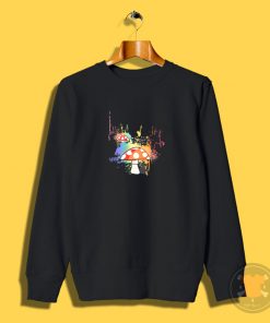 Collection Sketch Elements Mushroom Cute Sweatshirt