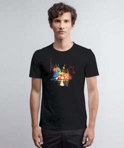 Collection Sketch Elements Mushroom Cute T Shirt