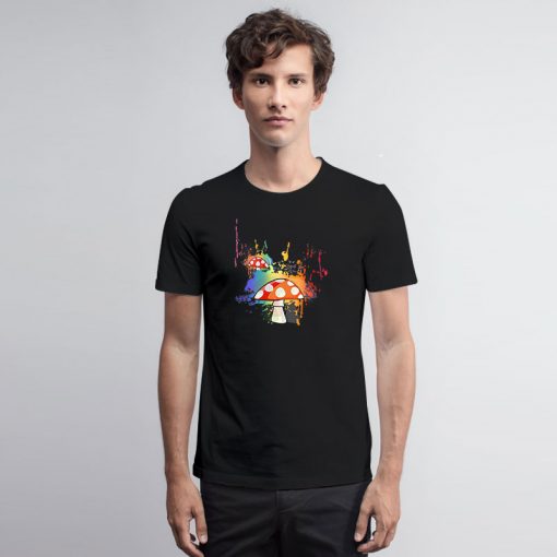 Collection Sketch Elements Mushroom Cute T Shirt