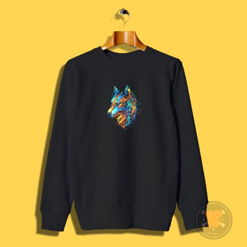 Colorful Wolf Sweatshirt