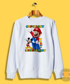 Copyright Infringement Super Mario Sweatshirt