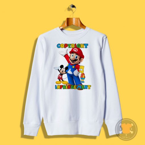 Copyright Infringement Super Mario Sweatshirt