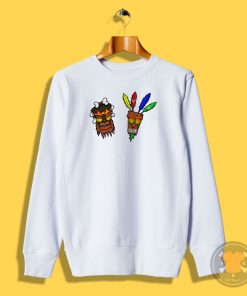 Crash Bandicoot Uka Uka et Aku Aku Sweatshirt