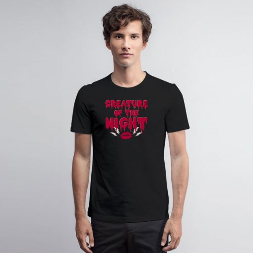 Creature of the Night Rocky Horror Slogan T Shirt