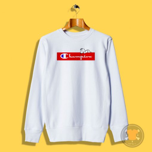 Cute Champion Peanuts Sweatshirt