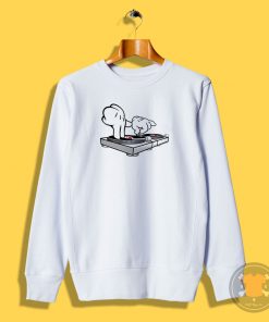 DJ Turntables Cartoon Hands Sweatshirt