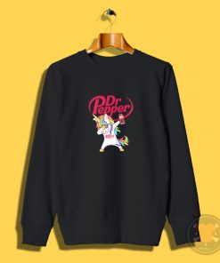 Dabbing Unicorn Love Dr Pepper Sweatshirt