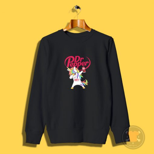 Dabbing Unicorn Love Dr Pepper Sweatshirt