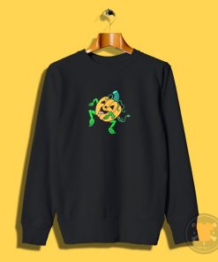 Dancing Joyful Pumpkin Pup Sweatshirt