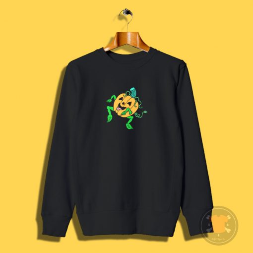 Dancing Joyful Pumpkin Pup Sweatshirt