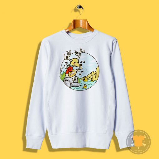 Deer Singing Sweatshirt