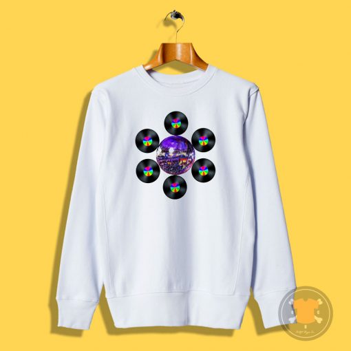 Disco Rainbow Album Flower Sweatshirt