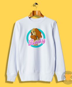 Disney Cute Lady Face Lady and the Tramp Sweatshirt