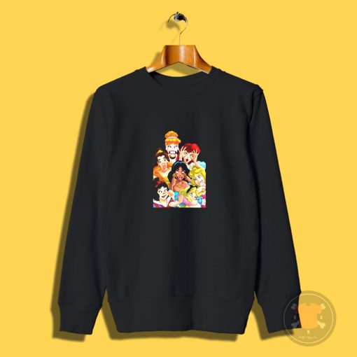 Disney Princess Funny Cover Cinderella Cute Sweatshirt