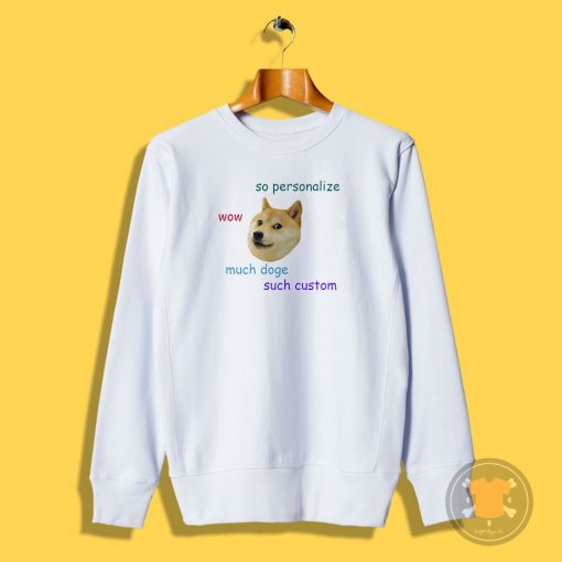 Doge Personalized Sweatshirt