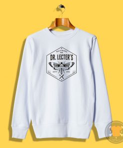 Dr. Lecters Deaths Head Moth Horror Light Sweatshirt