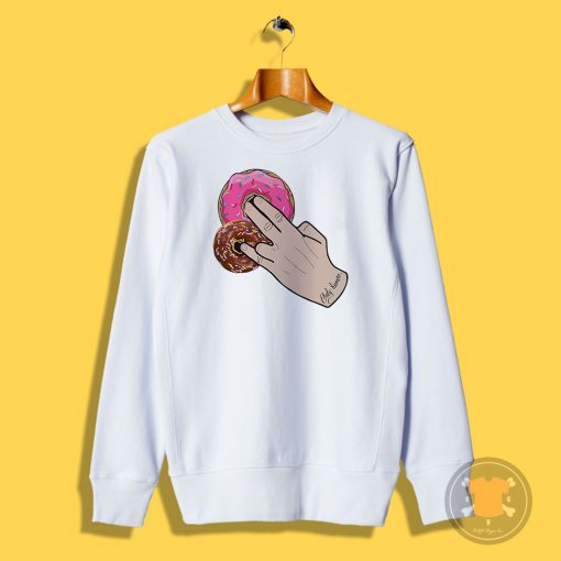 Dunkin Donuts Only Human Hand Sweatshirt