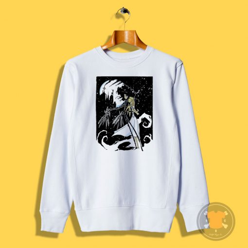 Edward Scissorhands with Kim Sweatshirt