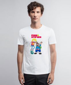 Finn and Steven Universe Character T Shirt