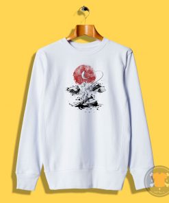 Fisherman red sun Sweatshirt