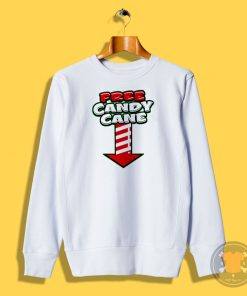 Free Candy Cane Sweatshirt