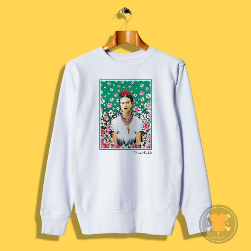 Frida Kahlo Floral Vintage Sweatshirt