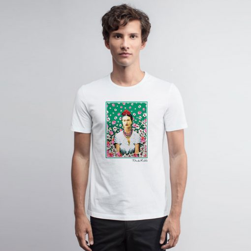 Frida Kahlo Floral Vintage T Shirt