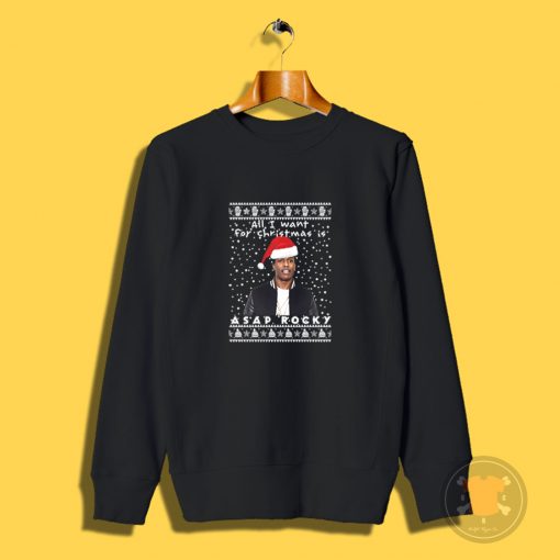 Funny Asap Rocky Rapper Christmas Sweatshirt