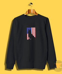 GERMAN SHEPERD FLAG Sweatshirt