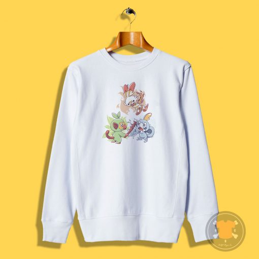 Galar Starters Light Ver Sweatshirt