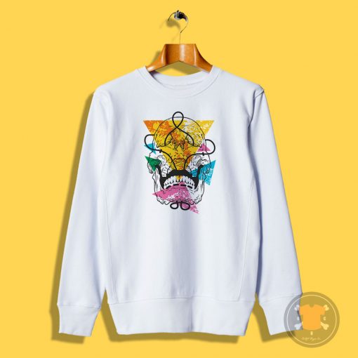 Geometry Skull Sweatshirt