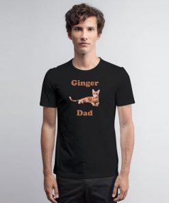 Ginger Cat Dad T Shirt