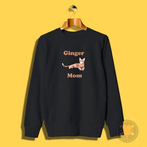 Ginger Cat Mom Sweatshirt