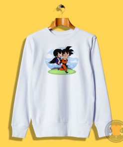 Goku and Chichi Chibi Sweatshirt