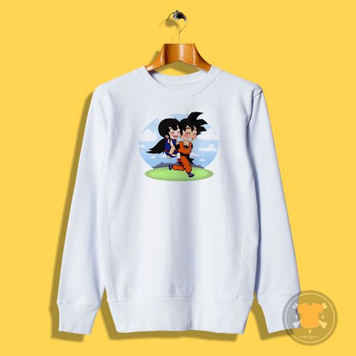 Goku and Chichi Chibi Sweatshirt