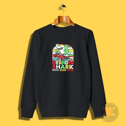 Grandpa Shark Doo Doo Doo Sweatshirt