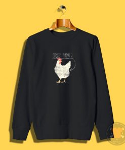 Guess What Chicken Butt Graphic Sweatshirt