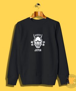 Hannya noh mask Japan oni demon Sweatshirt