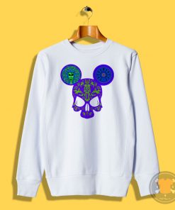 Haunted Mansion Mickey Skull Sweatshirt