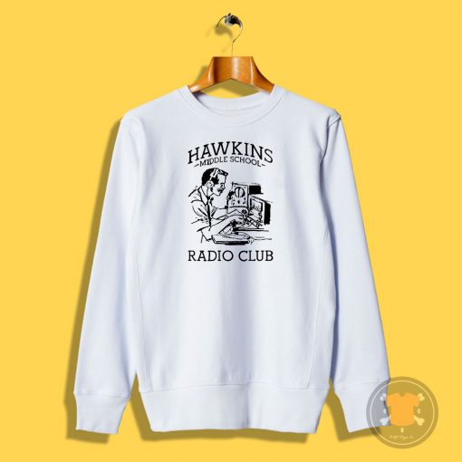 Hawkins Middle School Radio Sweatshirt