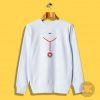 Heart Shaped Stethoscope Sweatshirt