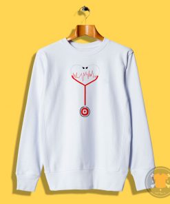 Heartbeat Stethoscope Sweatshirt