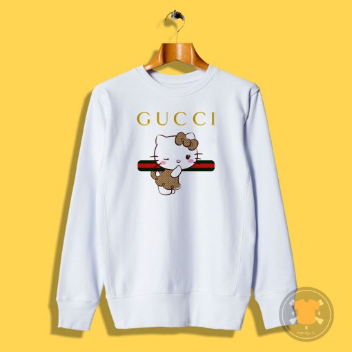 Hello Kitty Gucci Stripe Sweatshirt